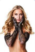 Leopard Lace Opera Glove